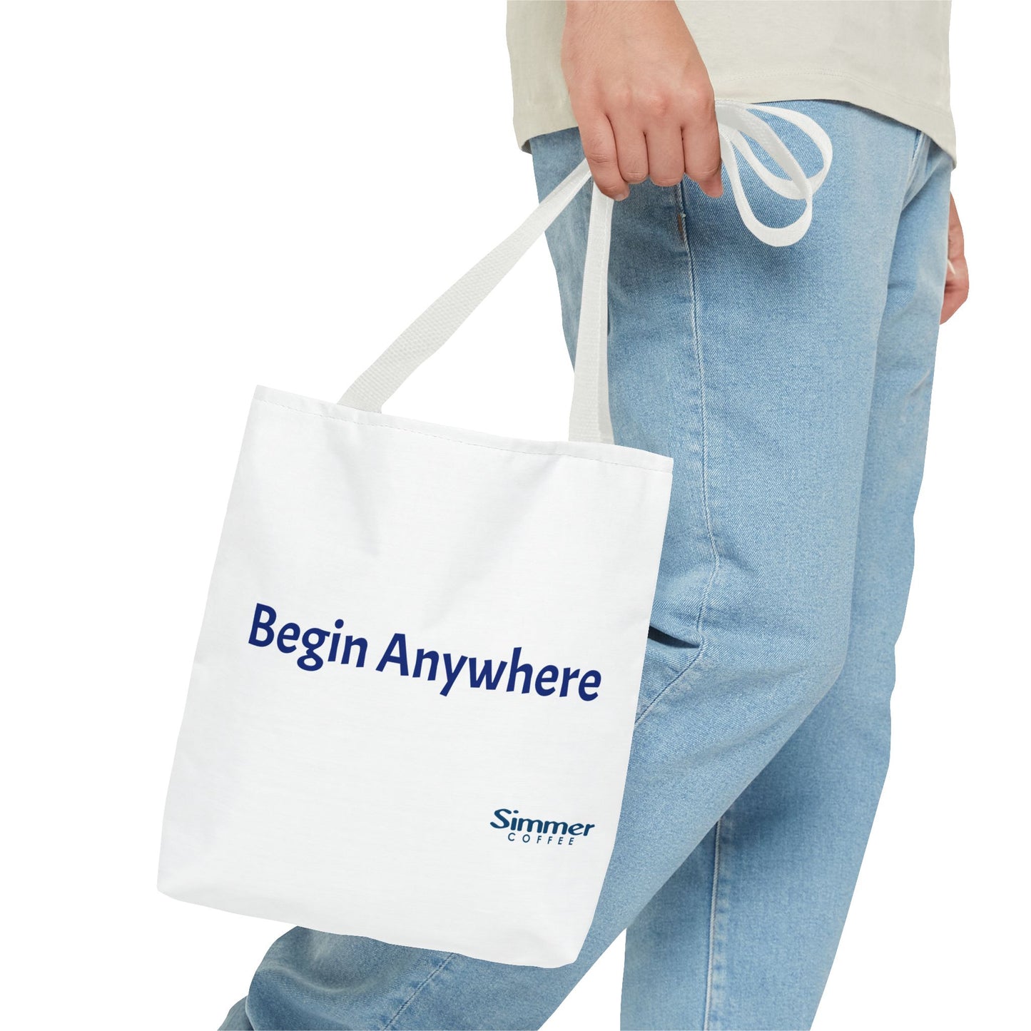 Begin Anywhere Tote Bag