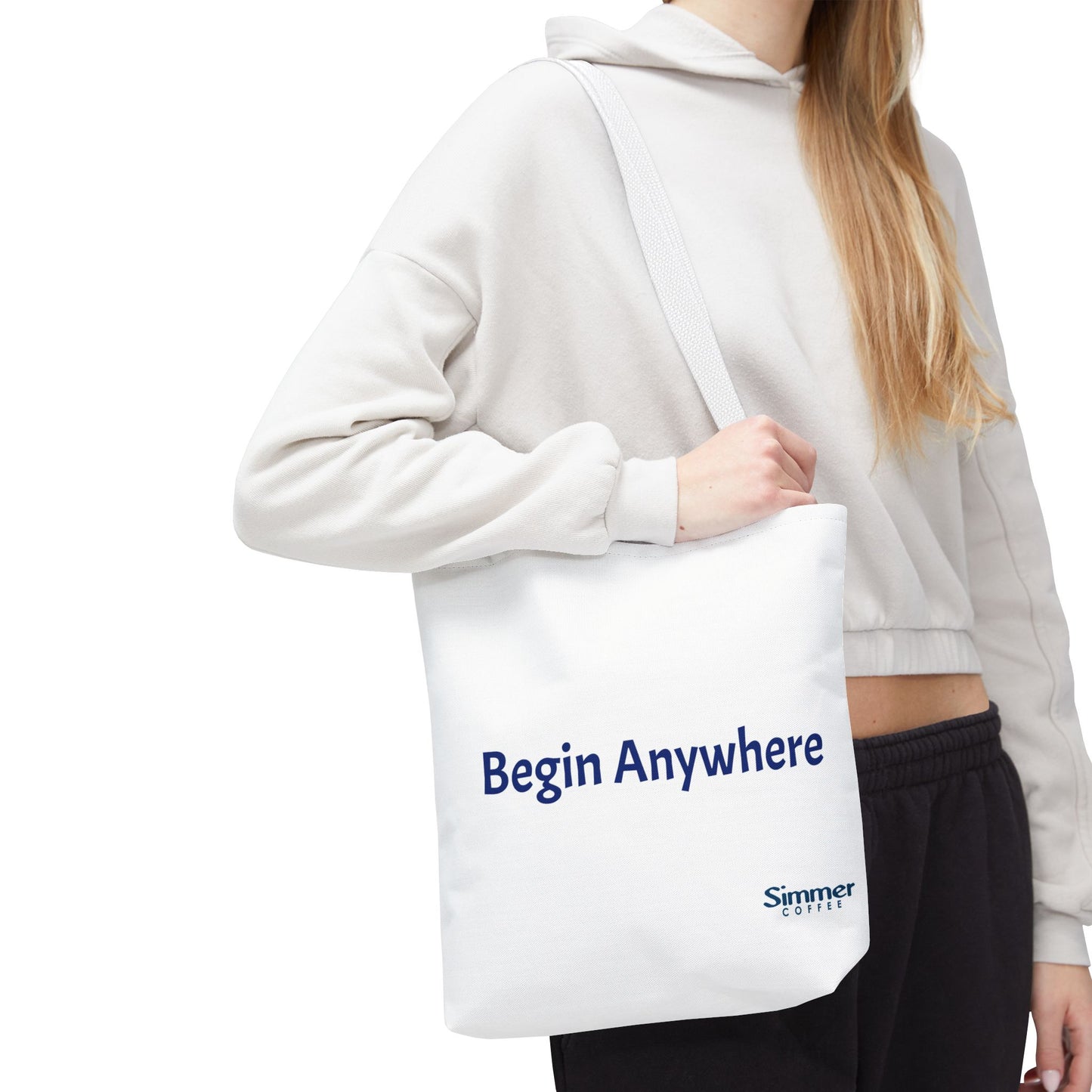 Begin Anywhere Tote Bag